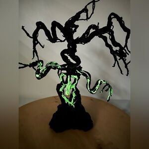 Department 56 Halloween Spooky Glow in the Dark Haunted Tree Decor NO Ornaments